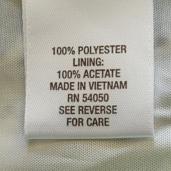 Roz & Ali Black and White Abstract Leaf Print Lined Blazer Jacket - Picture 10 of 10